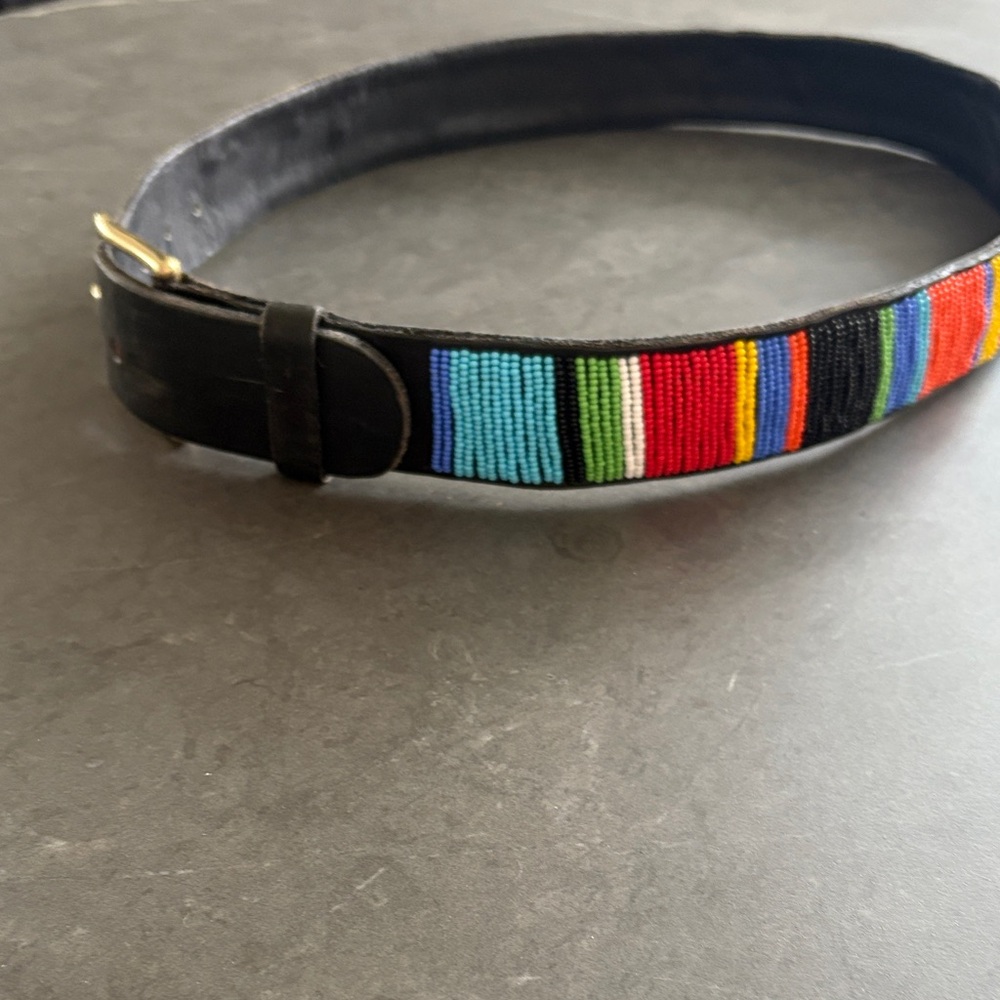 Colorful Beaded Womens belt